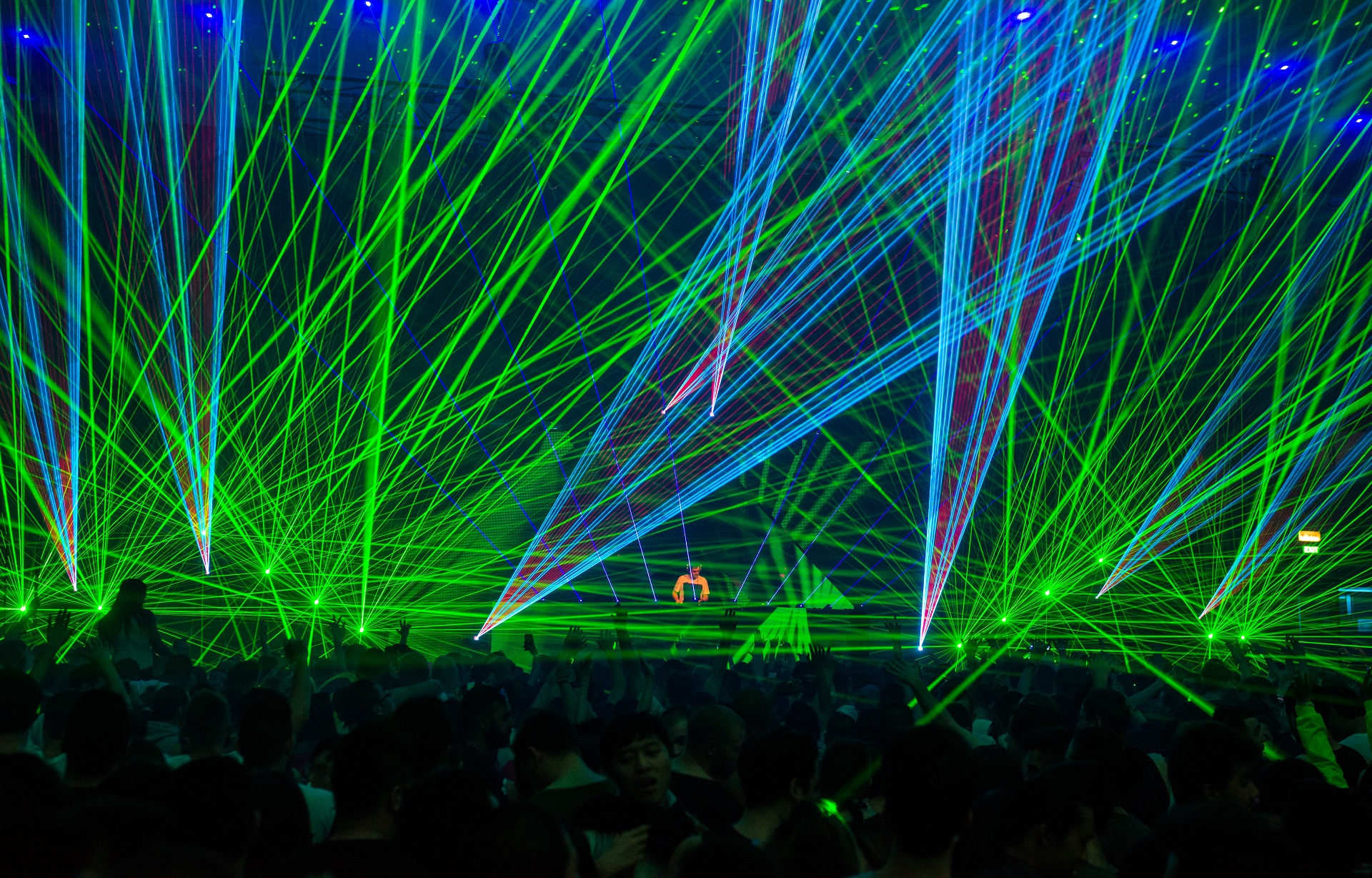 Future sound of Egypt lasers